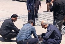 گزارش تصویری راه اندازی و برپایی موکب خادمان آقای شهید ایران